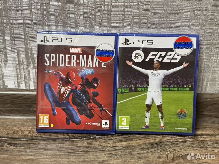 Диск Spider-Man 2 для PS5 новый