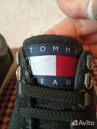 Кеды слипоны муж Tommy Hilfiger нат кожа 41р