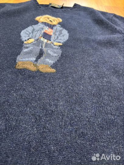 Polo ralph lauren bear свитер