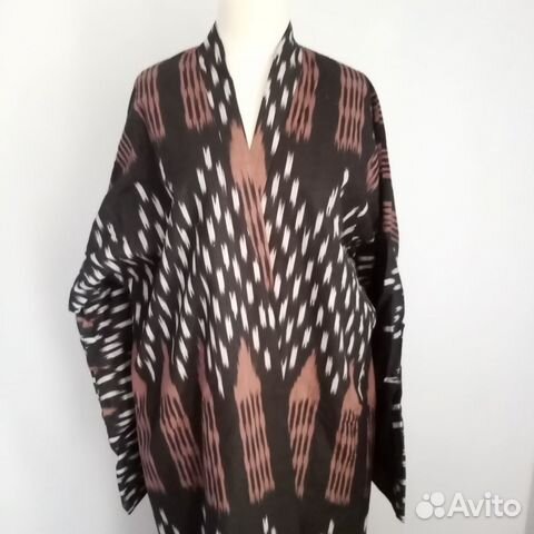 Узбекский халат из иката. Узбекский чапан