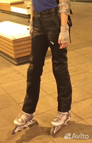 Мотоштаны кожаные женские