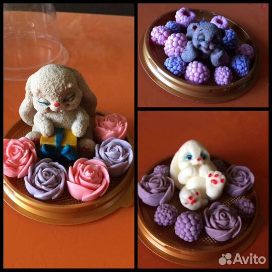 Съедобные букеты, клубника в шоколаде, фигурки