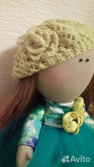 Текстильная кукла ручная работа