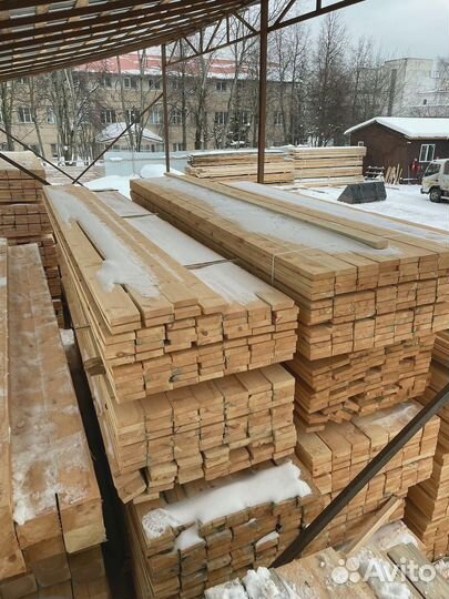 Брус обрезной 100х100х6000мм