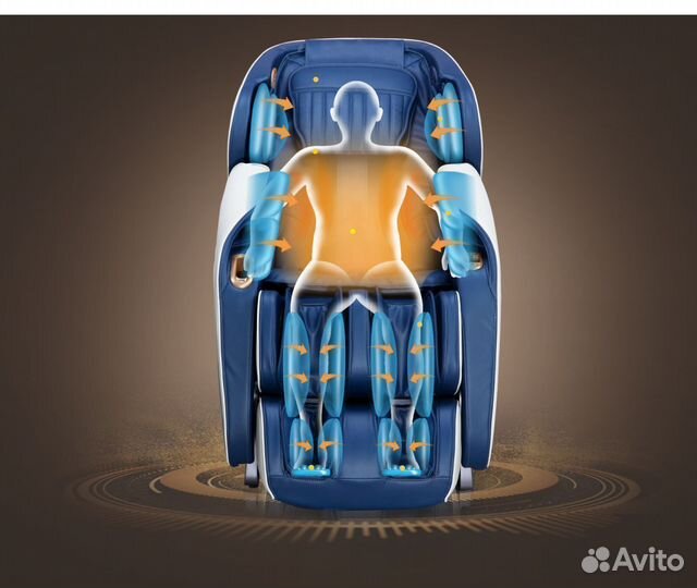 Массажное кресло Bodo Ecto Sport Brown Gold