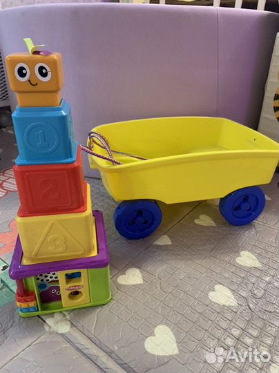 Сухой бассейн и игрушки пакетом