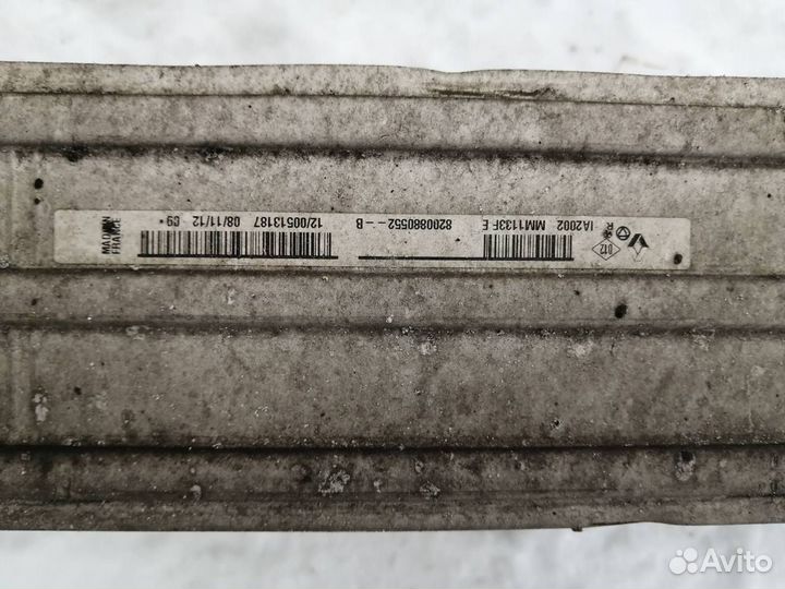 Интеркуллер Рено дастер 1.5 DCI 8200880552