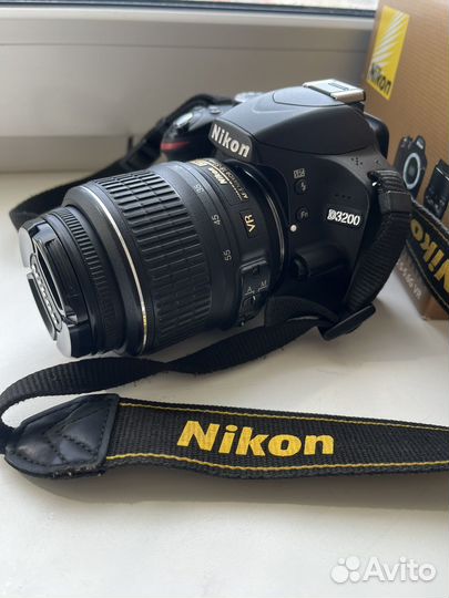 Фотоаппарат Nikon d3200с объективом 18-55mm(20)