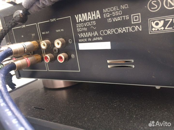 Редкий эквалайзер Yamaha EQ-550, 220v
