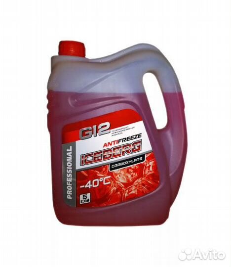 Антифриз iceberg (красный), 5 кг G12/ 