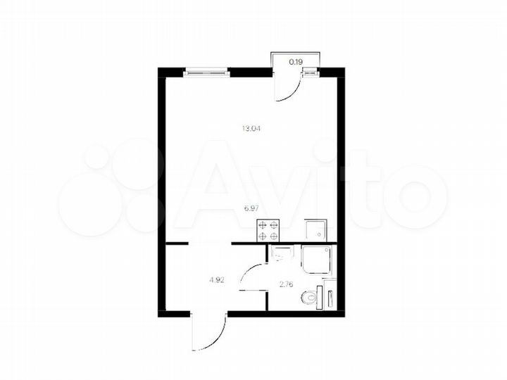 Квартира-студия, 27,9 м², 17/17 эт.