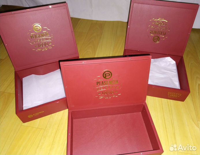 Коробки дерев пустые сигарные Plasencia