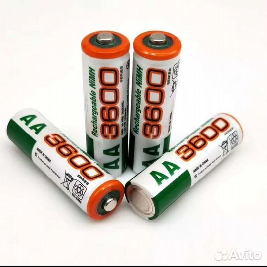 Аккумуляторные батарейки GP, 6 шт