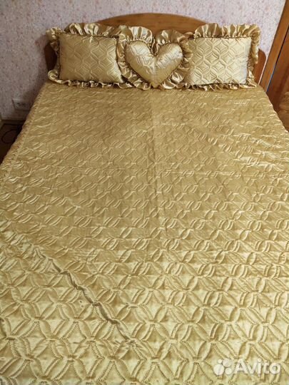 Покрывало 160*200 песочное