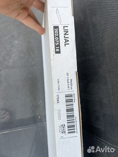 Стеклянная полка IKEA