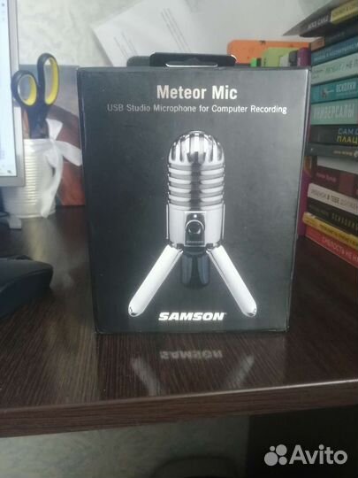 Микрофон Samson Meteor Mic серебристый