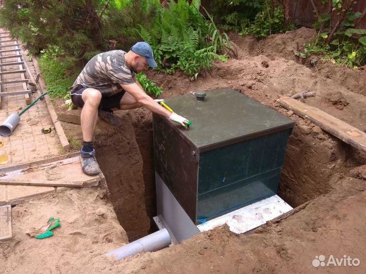 Септик эко Урал 8 переливной