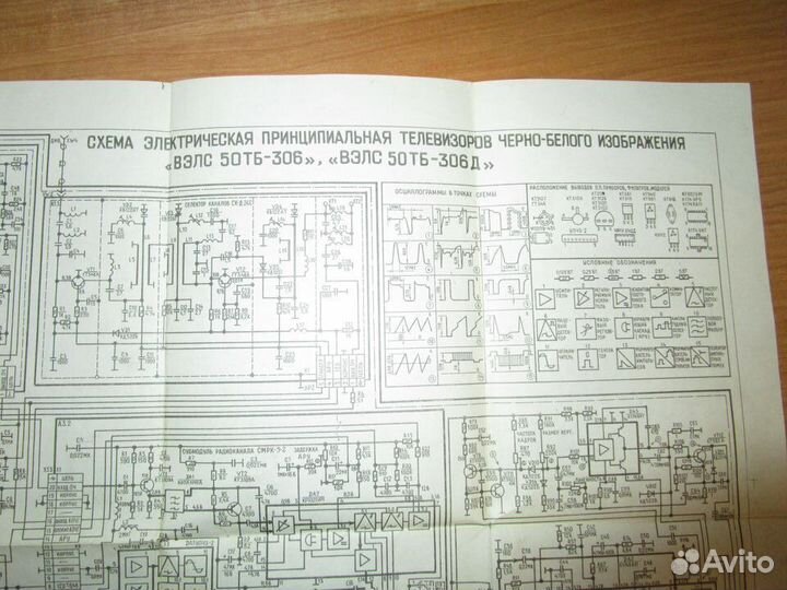 Схема электрическая принципиальная телевизоров вэл