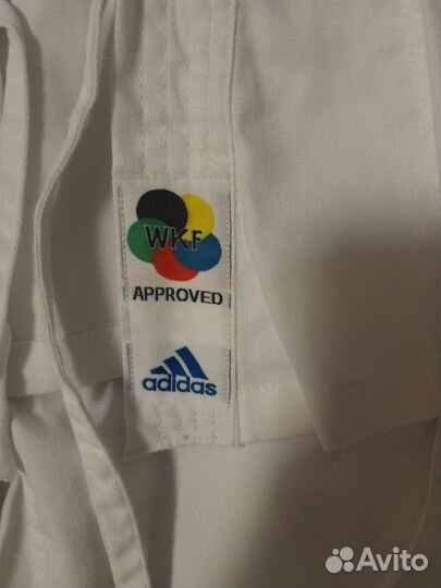 Кимоно Adidas + пояс + защита голени на 150 - 160