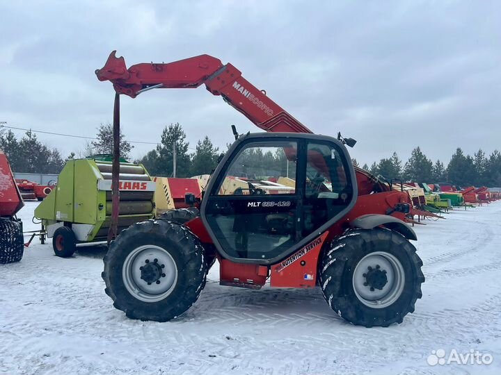 Телескопический погрузчик Manitou MLT 633-120, 2001