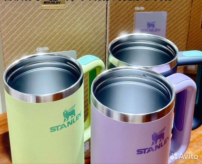 Термокружка Stanley с трубочкой 1,18л