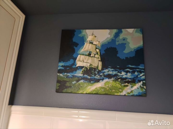 Готовый холст, картина