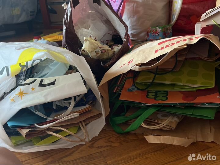 Крафт пакеты с ручками