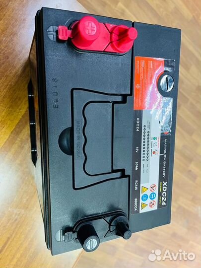 Аккумулятор для Лодки Электромотора Эхолота 80