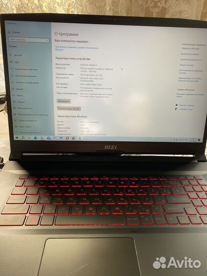 Ноутбук msi
