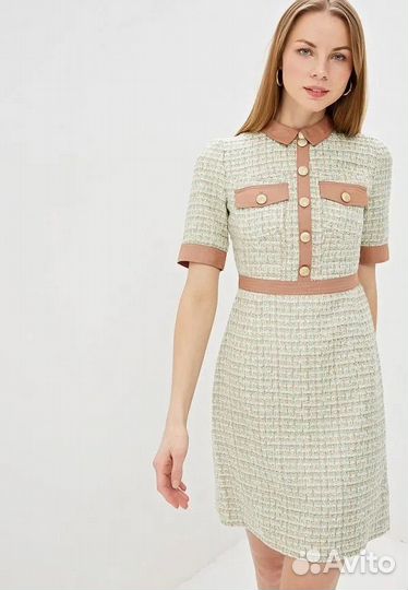 Твидовое платье