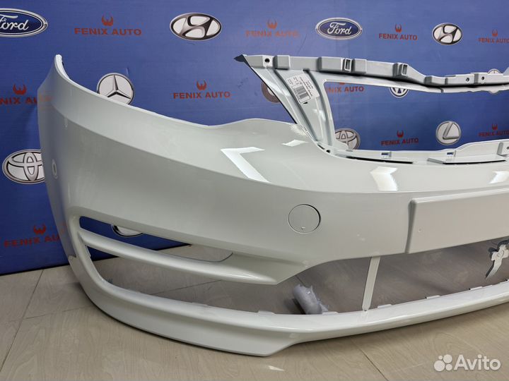 Бампер передний Kia Rio 3 с 15-17 г. цвет Белый