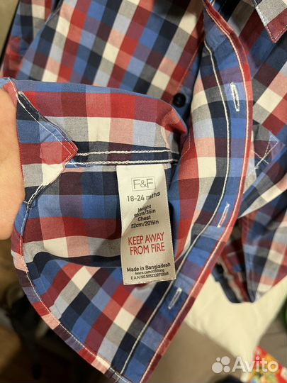Рубашка для мальчика 92 next, zara, h&m