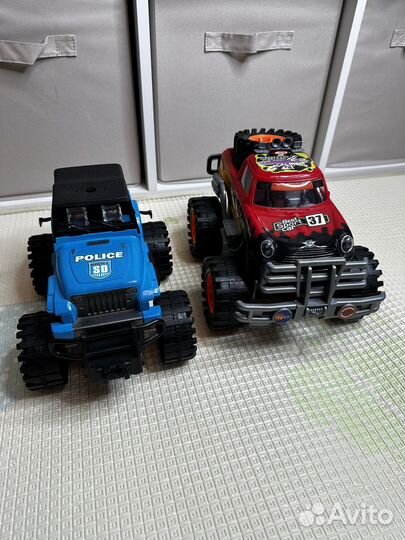 Внедорожники, монстр траки, полиция