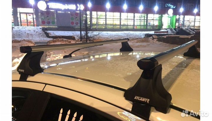 Багажник на крышу Атлант на Mitsubishi Outlander