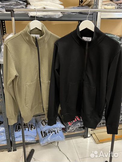 Кофты Stone Island (Хаки,Черный)