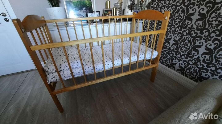 Детская кровать+ матрас