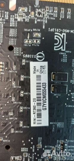 Видеокарта asus r7 360 mini