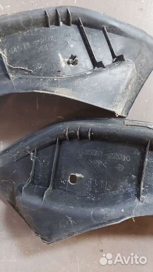 Накладки багажника на Toyota Mark X