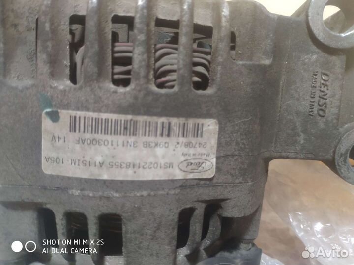 Генератор ford focus 2 1.6