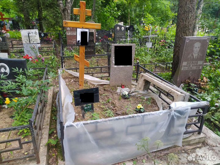 Уборка могил, покраска оградок