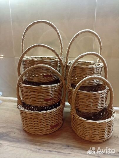 Корзина плетеная