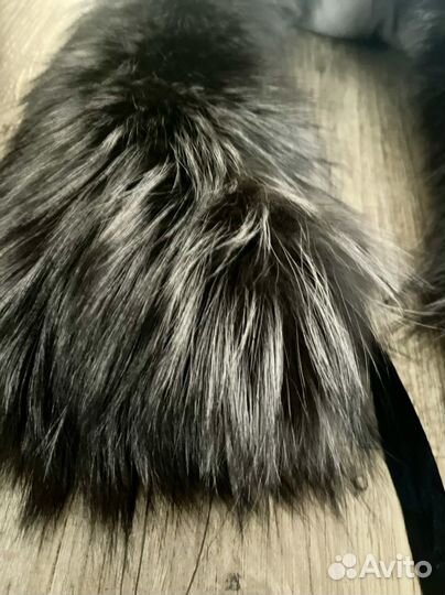 Воротник из лисы чернобурой