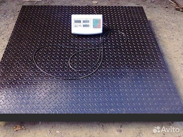 Платформенные весы 2000 кг, 2 тонны, 1,2х1,2 метра