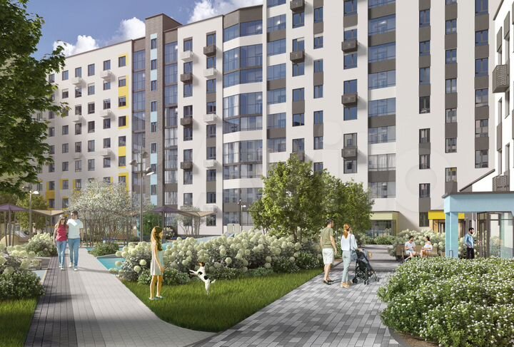 2-к. квартира, 64 м², 3/4 эт.