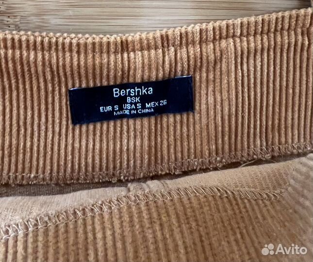 Вельветовое платье сарафан Bershka