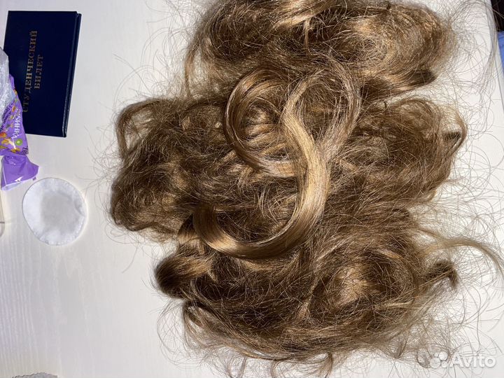 Волосы натуральные детские