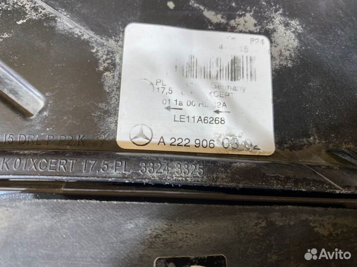 Фара правая Mercedes S-Class W222 2013-2017