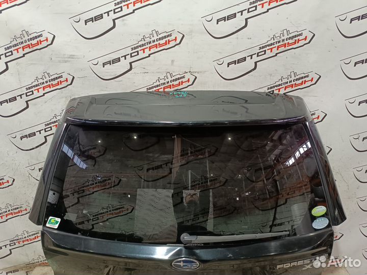 Дверь задняя subaru forester SH5 SH9 SHJ 60809SC0009P черный, 32J KE486