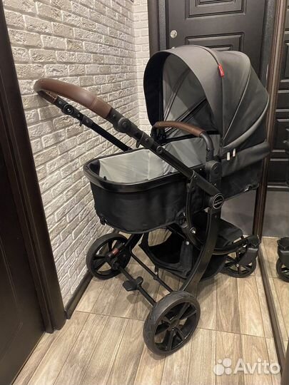 Коляска 2 в 1 эко кожа