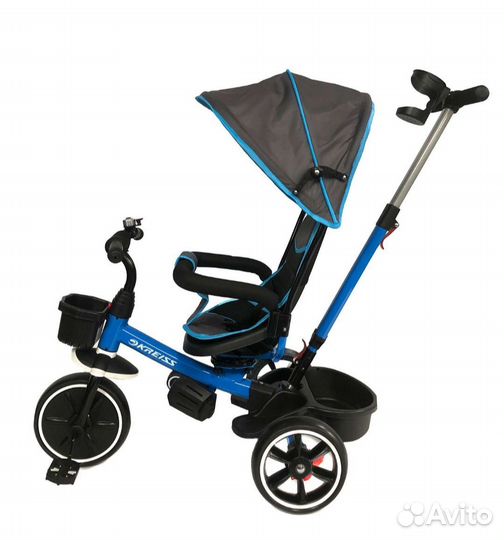 Детский трехколесный велосипед Kreiss с тентом